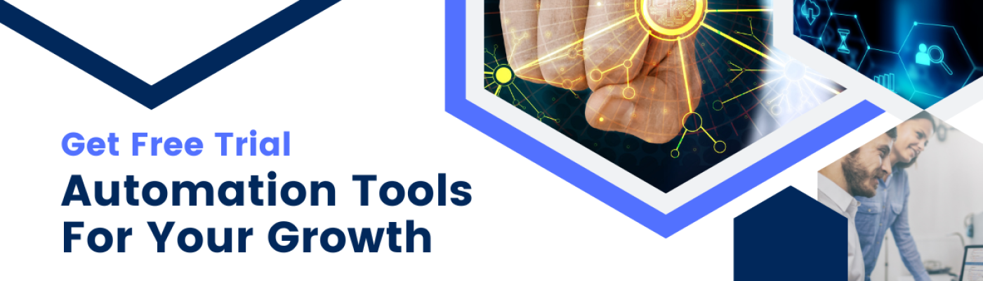 Navy Blue Modern Techy Business Automation Tools Facebook Ad
